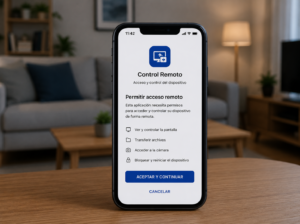 Los delincuentes convencen al usuario para instalar programas que les permiten acceder al dispositivo.