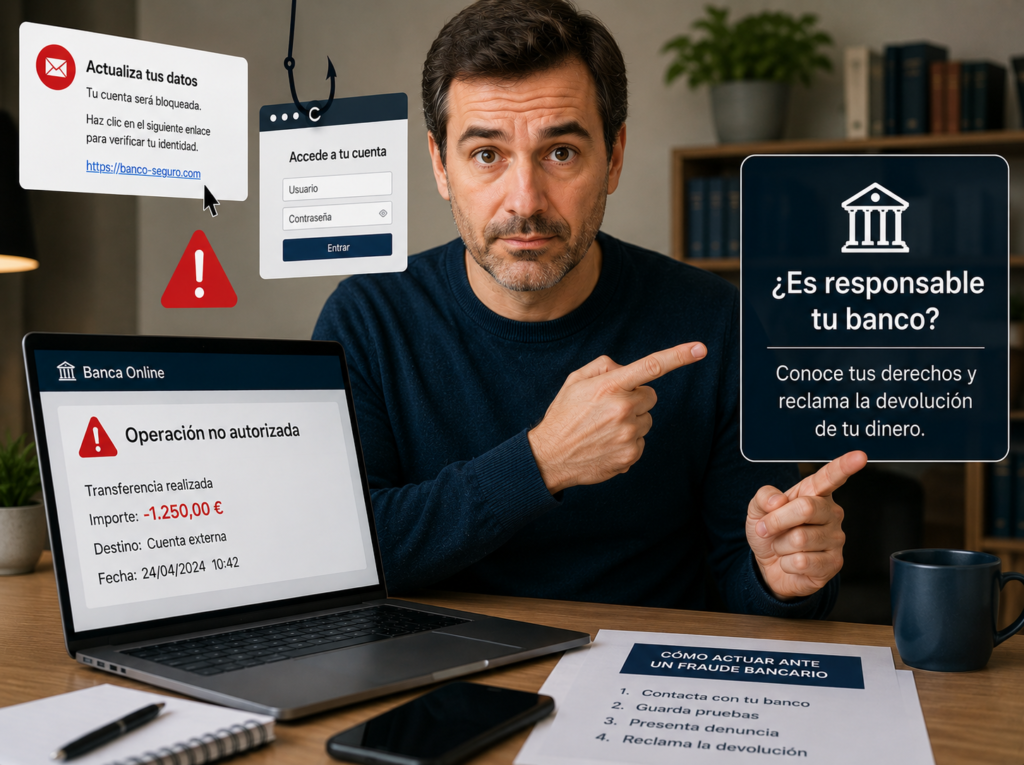 responsabilidad del banco ante fraude bancario